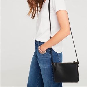 Old Navy Faux Leather Black Crossbody